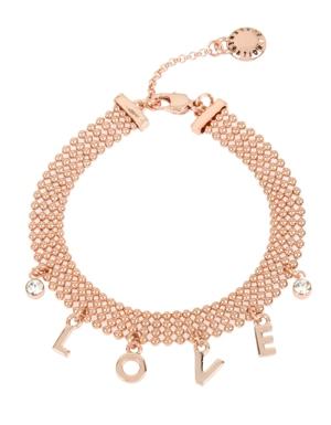 Bcbgeneration 'love' Affirmation Charm Mesh Bracelet