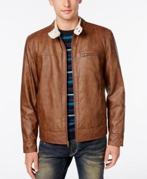American Rag Men's Faux-leather Jacket, Only At Macy's