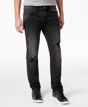 Guess Men's Slim-fit Straight Slate Black Jeans