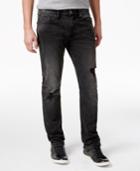 Guess Men's Slim-fit Straight Slate Black Jeans