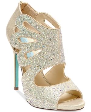 Blue By Betsey Johnson Nola Platform Evening Booties