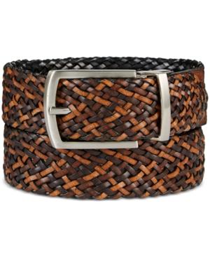 Tasso Elba Men's Reversible Braid Belt, Only At Macy's