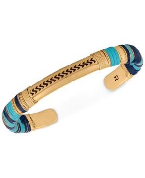 Rachel Rachel Roy Gold-tone Mixed-media Wrapped Bracelet