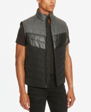 Kenneth Cole Reaction Men's Colorblocked Puffer Vest