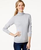 Charter Club Long-sleeve Turtleneck Sweater, Only At Macy's