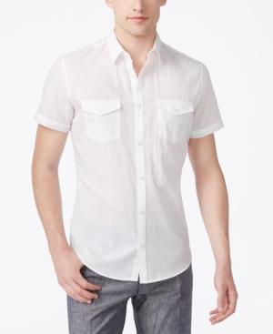 Calvin Klein Men's Classic-fit Seersucker Shirt, Only At Macy's