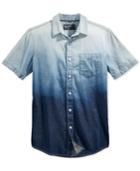 American Rag Men's Calabrese Cotton Ombre Shirt, Only At Macy's