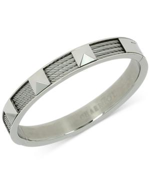Charriol Womens Silver-tone Cable Bangle Bracelet