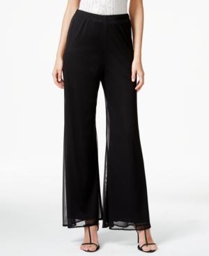 Msk Petite Wide-leg Chiffon Pants