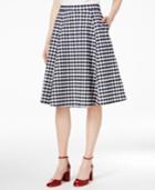 Maison Jules Gingham A-line Skirt, Only At Macy's