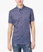 American Rag Men's Scattered Triangles Shirt, Created For Macy's