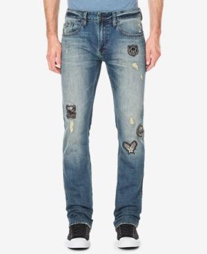 Buffalo David Bitton Men's Evan Slim Straight Fit Stretch Jeans