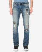 Buffalo David Bitton Men's Evan Slim Straight Fit Stretch Jeans