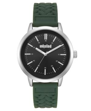Unlisted Men's Green Silicone Sport Watch, 44mm