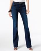 Inc International Concepts Braided Indigo Wash Flare-leg Jeans, Only At Macy's