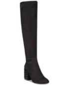 Bar Iii Grand Studded Heel Over-the-knee Boots, Created For Macy's Women's Shoes