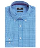Boss Men's Regular/classic-fit Patterned Cotton Sport Shirt