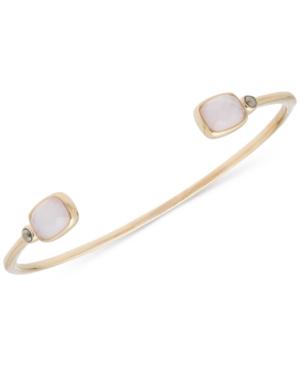 Judith Jack 10k Gold-plated Sterling Silver Crystal And Marcasite Cuff Bracelet