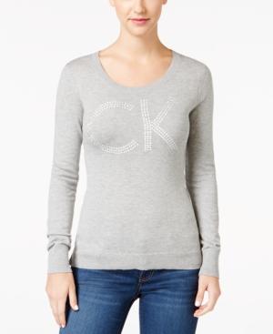 Calvin Klein Jeans Studded Logo Sweater