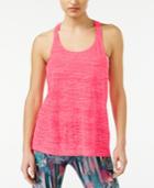Material Girl Active Juniors' Sheer Racerback Tank Top, Only At Macy's