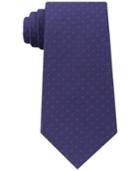 Calvin Klein Men's Micro Four Dot Square Silk Tie