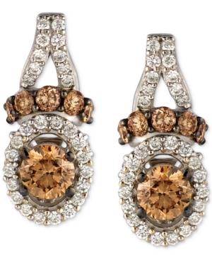 Le Vian Chocolatier Diamond Drop Earrings (7/8 Ct. T.w.) In 14k White Gold