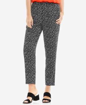 Vince Camuto Printed Straight-leg Pants