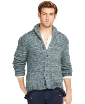 Polo Ralph Lauren Wool-silk Shawl Cardigan