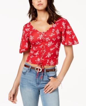 American Rag Juniors' Printed Kimono Top, Created For Macy's