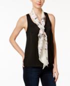 Vince Camuto Happy Flowers Oblong Scarf