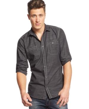 Inc International Concepts Work Striped Shirt