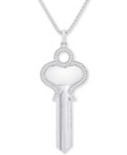 Men's Diamond (1/4 Ct. T.w.) Key 22 Pendant Necklace In Sterling Silver