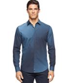 Calvin Klein Slim-fit Gradient Print Shirt