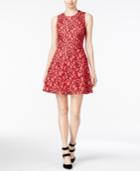 Maison Jules Lace Fit & Flare Dress, Created For Macy's