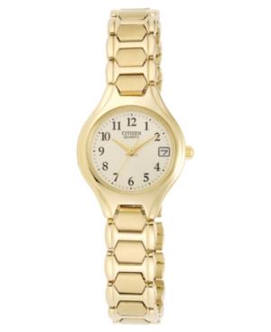 Citizen Watch, Women's Gold-tone Stainless Steel Bracelet 23mm Eu2252-56p