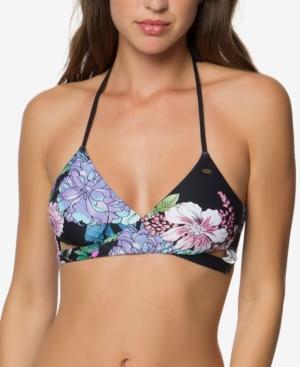 O'neill Leilani Wrap Halter Bikini Top Women's Swimsuit