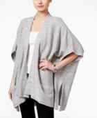 Style & Co. Poncho-sleeve Side-slit Cardigan, Only At Macy's