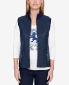 Tommy Hilfiger Mixed-media Vest, Created For Macy's