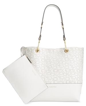 Calvin Klein Medium Perforated Reversible Tote