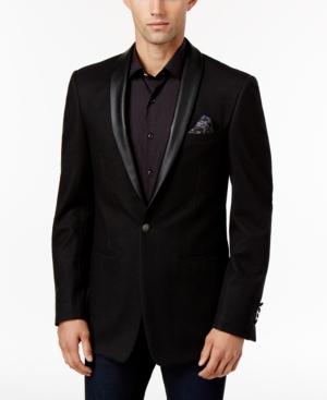 Tallia Men's Slim-fit Black Sport Coat