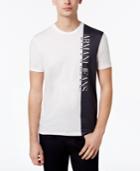 Armani Jeans Men's Colorblocked Logo T-shirt