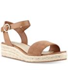 Nine West Allium Two-piece Platform Wedge Sandals Women's Shoes