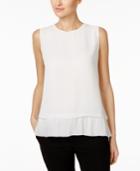 Calvin Klein Pleated Layered Shell