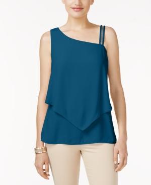 Thalia Sodi Embellished One-shoulder Top, Only At Macy's