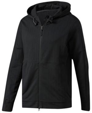 Adidas Men's French Terry Elevated Herringbone Hoodie