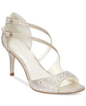 Alfani Women's Cremena Asymmetrical Evening Sandals, Only At Macy's Women's Shoes