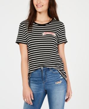 Carbon Copy Striped Patch T-shirt