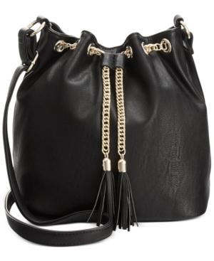 Inc International Concepts Earth Tribal Bucket Drawstring Crossbody