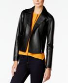 Armani Exchange Faux-leather Moto Jacket
