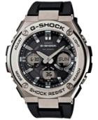 G-shock Men's Analog-digital Black Strap Watch 59x52mm Gsts110-1a